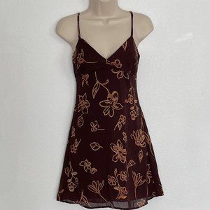 City Triangles Vintage Brown  Short Sundress SZ 5